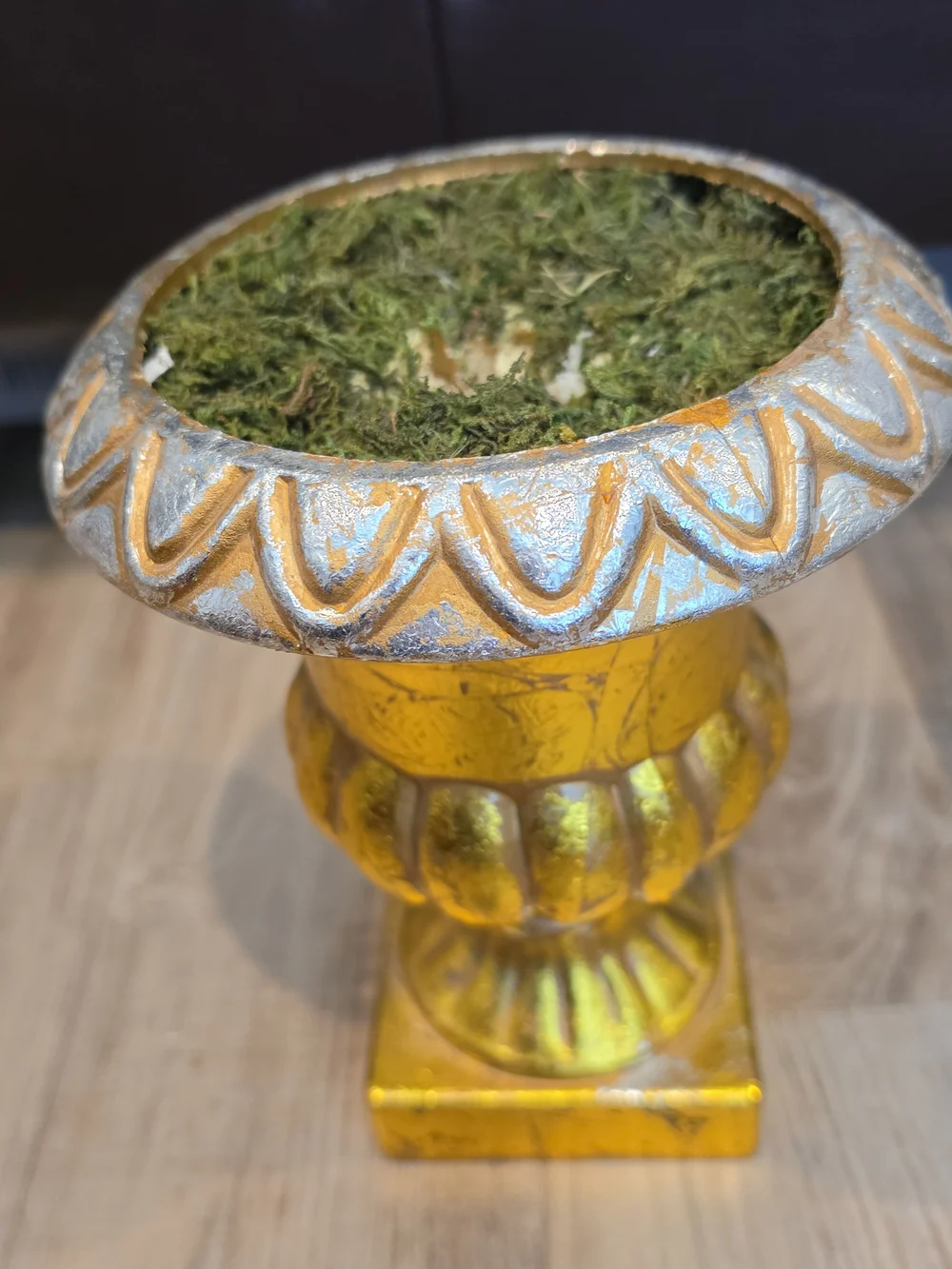 Gold Decorative Urn Planter